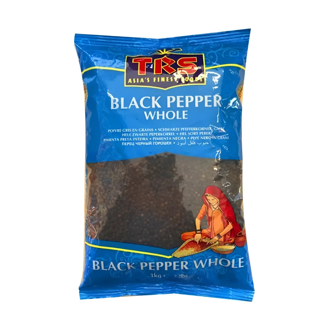 TRS Black Pepper Whole 1kg