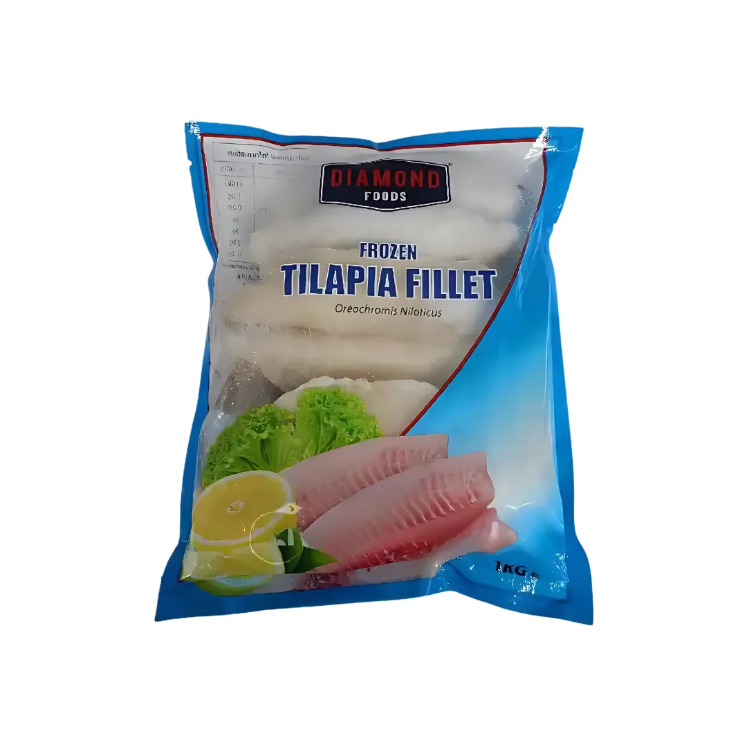 Diamond Seafoods Frozen Tilapia Fillets 1kg