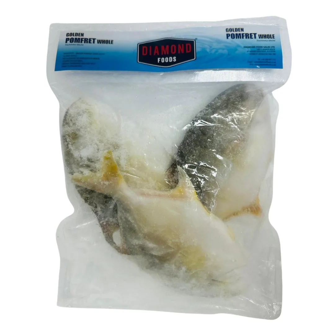 Diamond Seafoods Golden Pomfret Whole 2kg