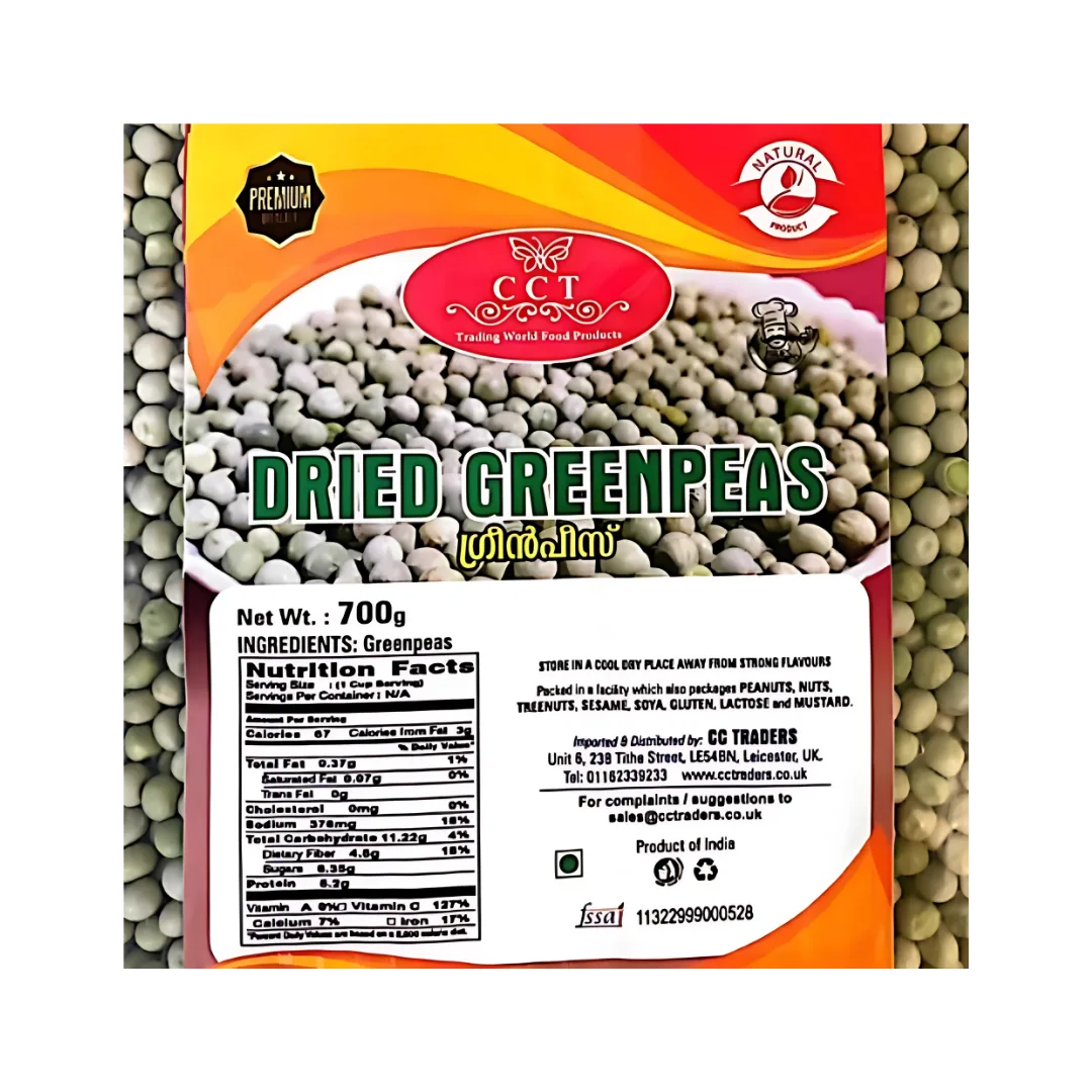 CCT Dried Greenpeas 700g