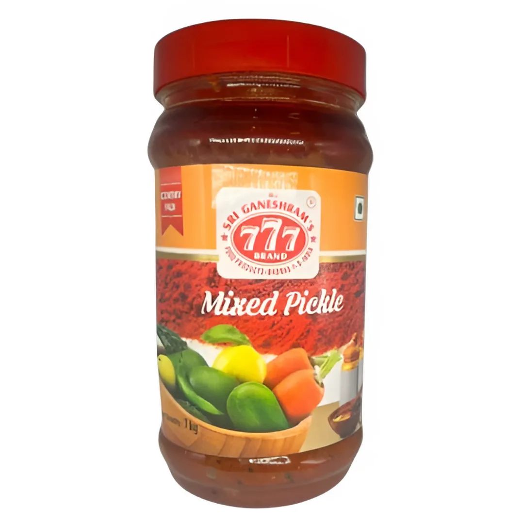 Shri Ganeshram's 777 brand Mixed Pickle 1kg