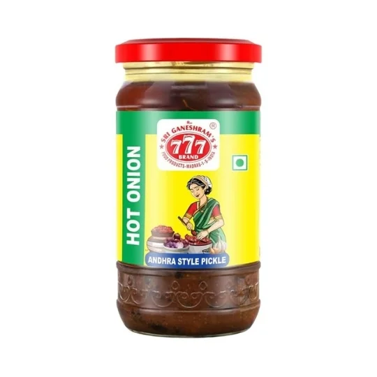 Shri Ganeshram's 777 brand Hot Onion Chutney 300g