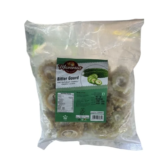 Mammas frozen bitter gourd cut