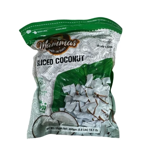 Mammas frozen sliced coconut