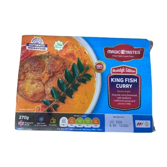 Magic tastes frozen king fish curry