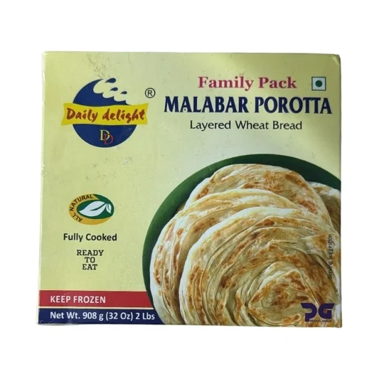 Daily Delight Frozen Malabar Porotta - 908g