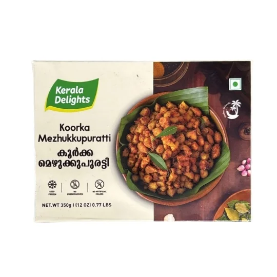 Kerala Delights Frozen Koorka Mezhukkupuratti - 350g