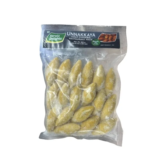 Kerala Delights Frozen Unnakkaya - Half Cooked Restaurant Pack - 908g