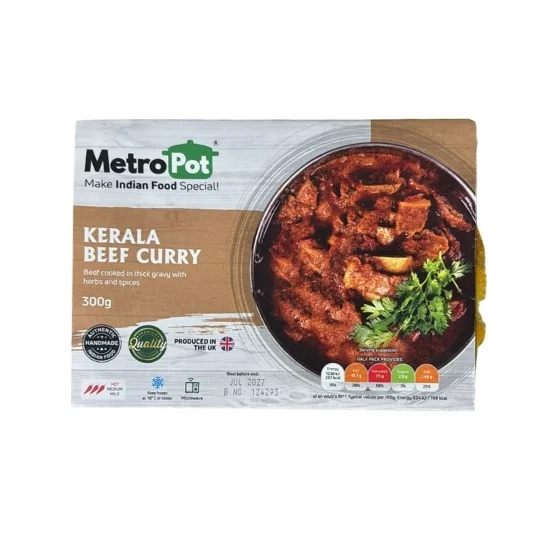 Metro Pot Frozen Kerala Beef Curry - 300g