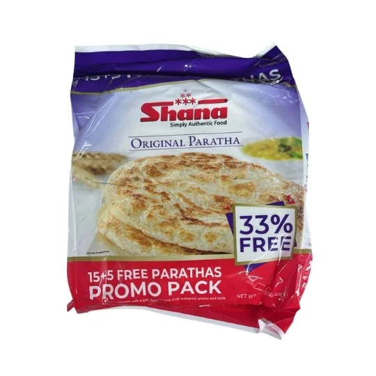 Shana Frozen Original Paratha - 15+5 Free Promo Pack