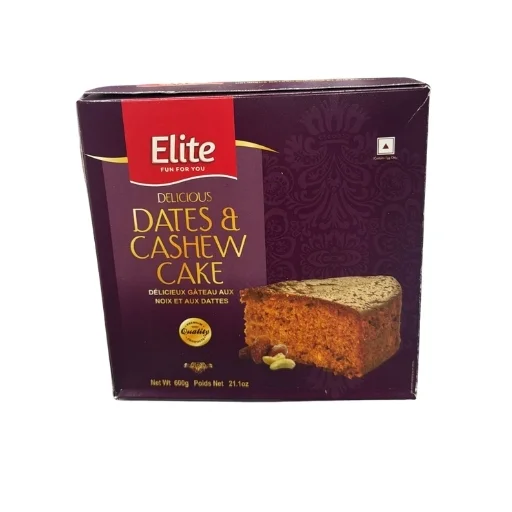 Elite Delicious Dates & Cashew Cake 600g