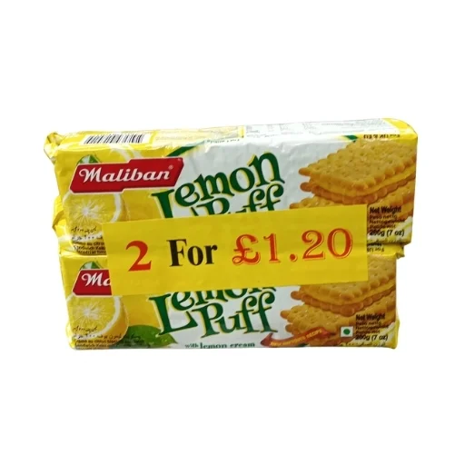 Maliban Lemon Puff Biscuits 2 for